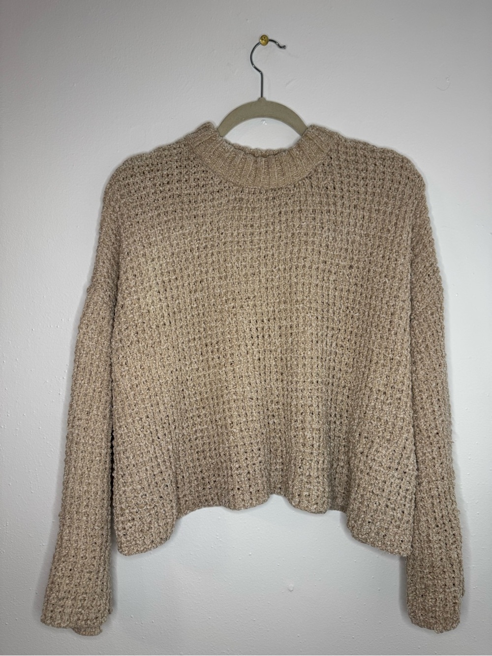 MOD REF Cozy Cream Chunky Knit Sweater Size M